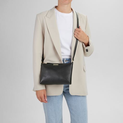 Markberg Tricia Crossbody, Black/Gold