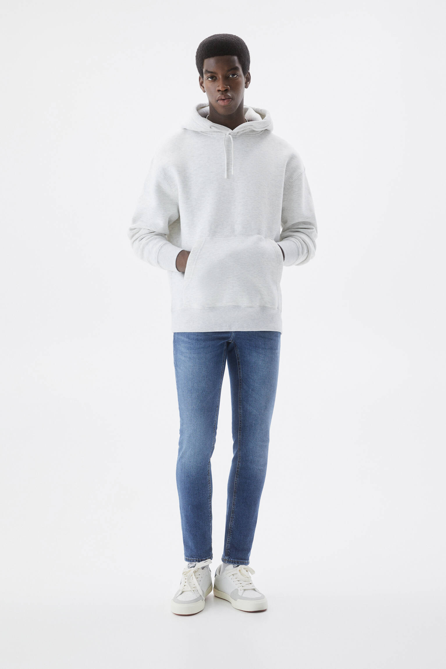 CALÇA JEANS SLIM COMFORT - AZUL MÉDIO
