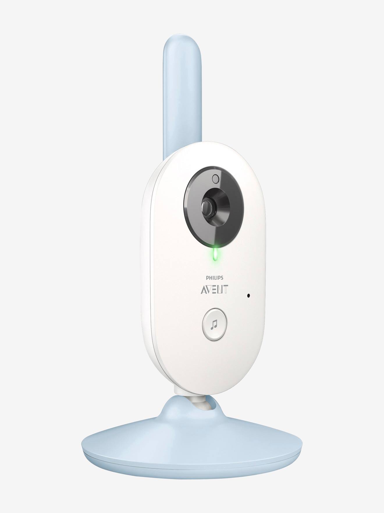 Monitor de vídeo digital para bebês Philips AVENT FHSS SCD835, azul claro liso