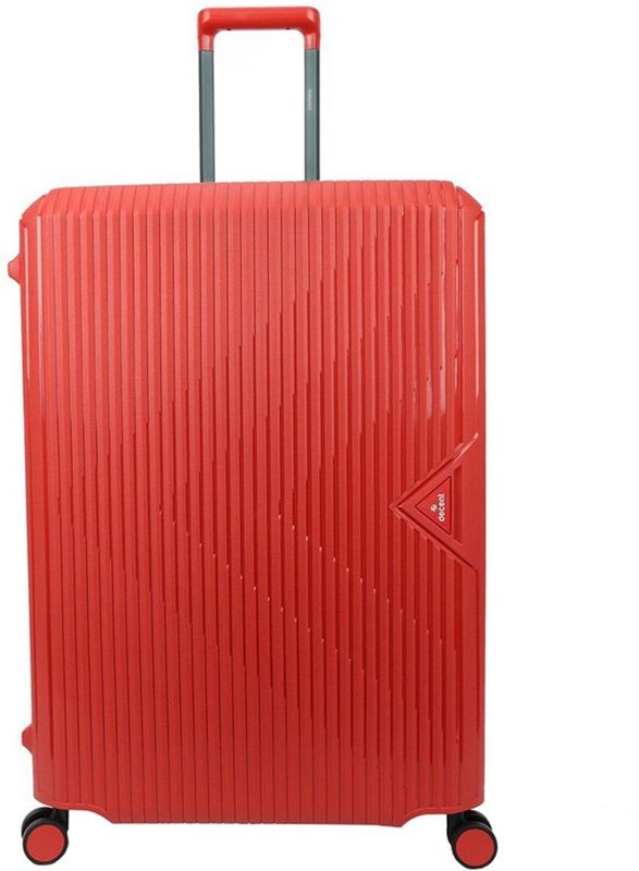 Decent - SMART Spinner - Reiskoffer - Rood - 120 Liter - Lichtgewicht