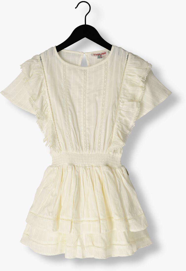VINGINO witte vingino mini jurk pleun