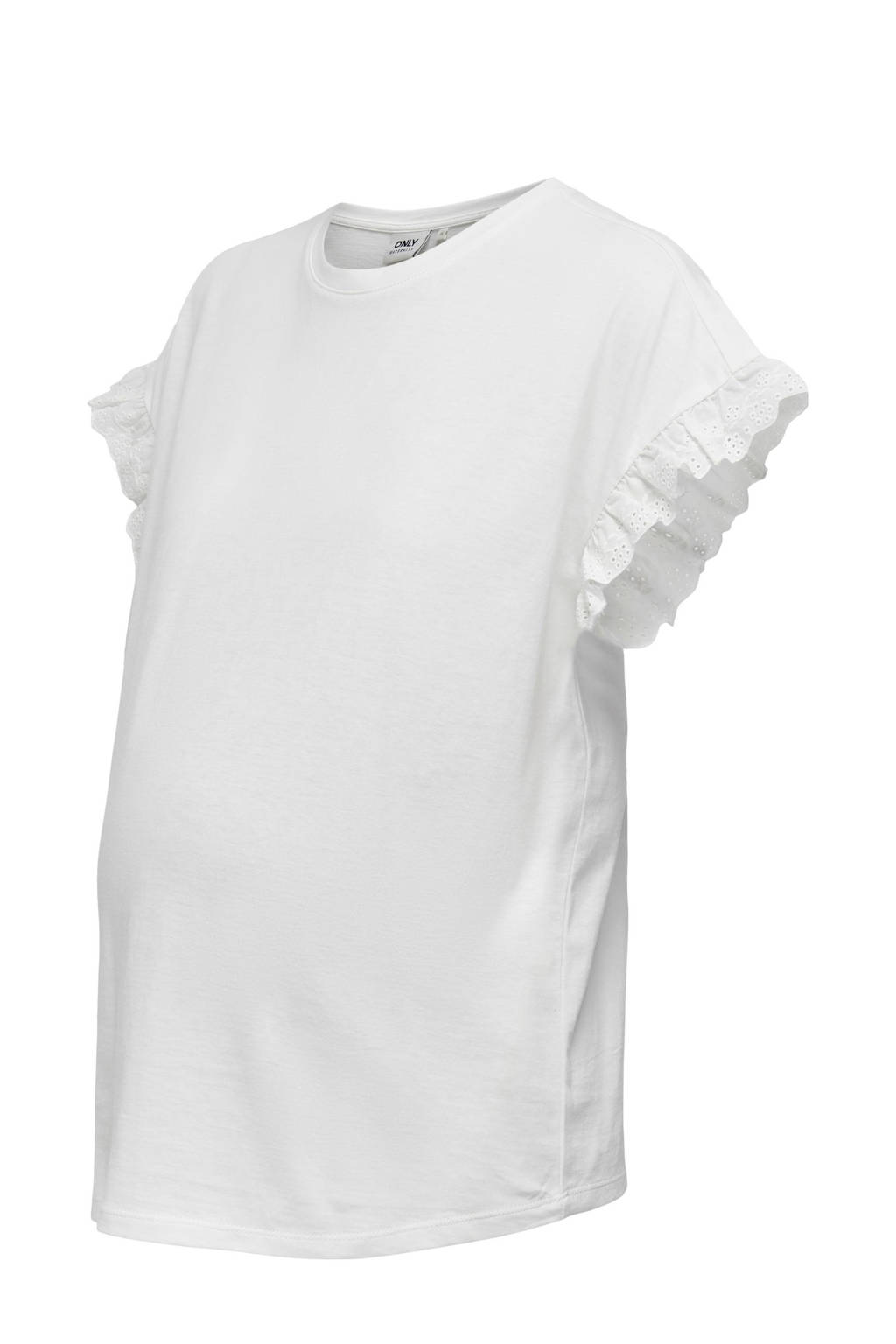 ONLY MATERNITY zwangerschapstop OLMIRIS wit