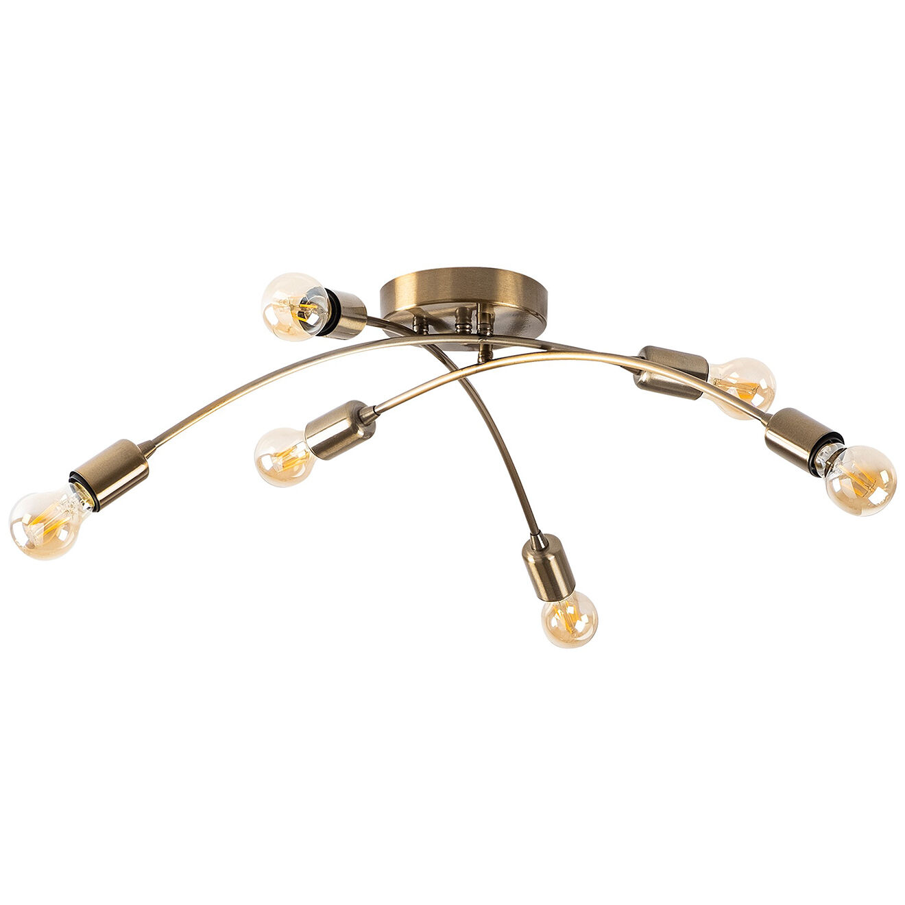 Opviq Plafonnier Banana 1141 marron  - H.25x67 cm