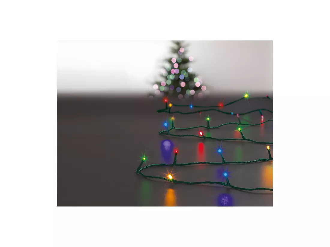 Guirlande Lumineuse Extérieur 30 m 300 LED Multicolore 8 jeux de lumière