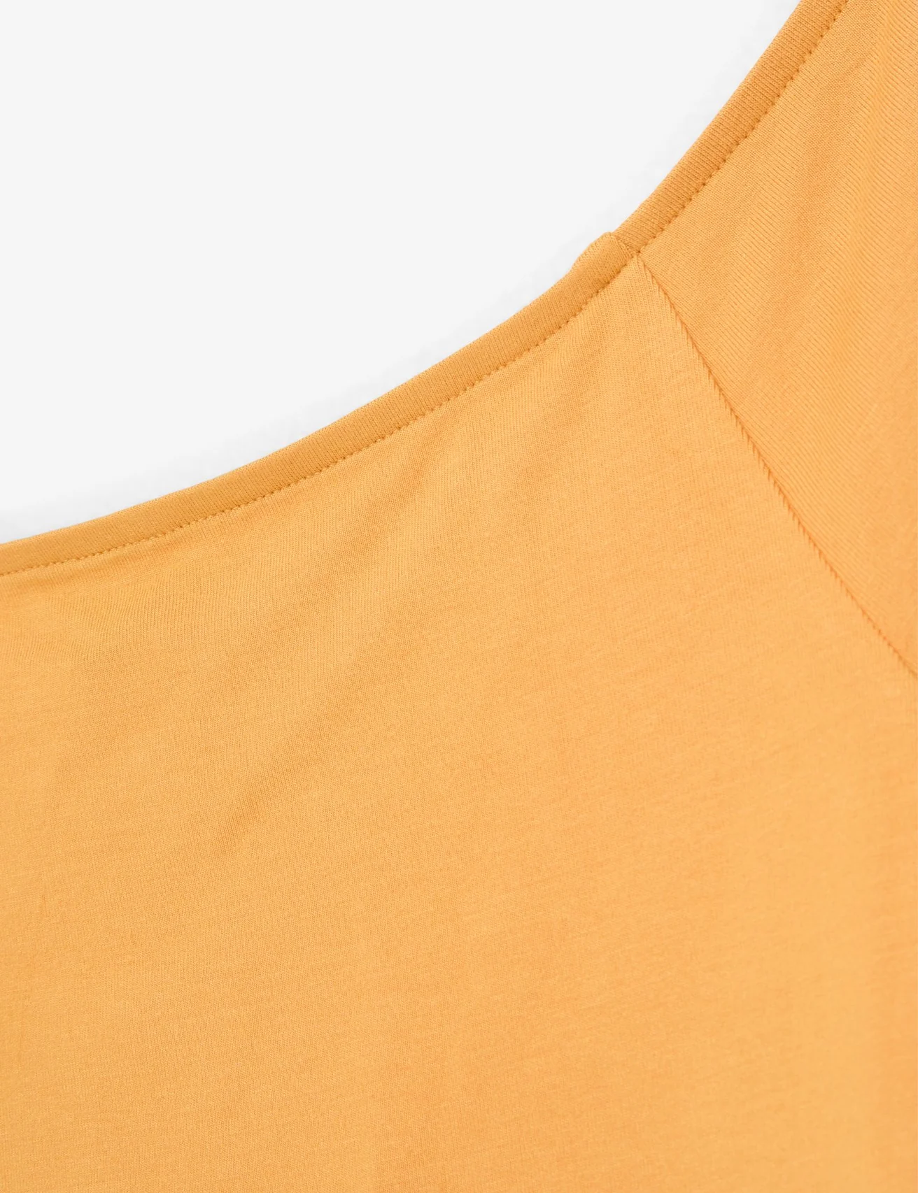 T-shirt col bardot orange foncé