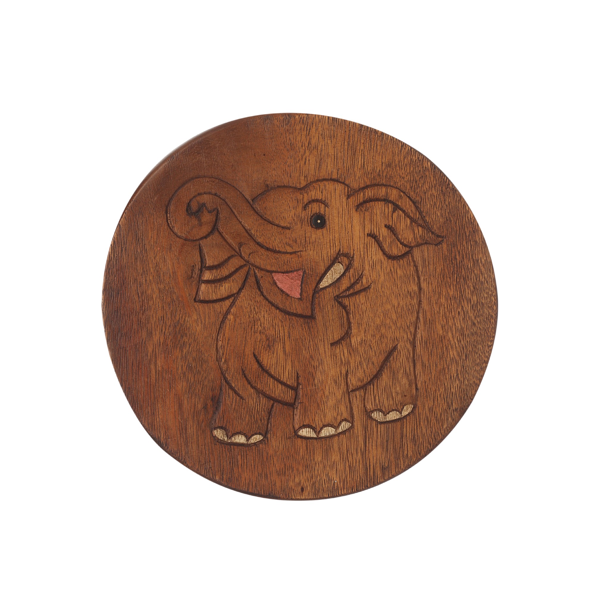 Hocker 'Elefant', natur, Ø 25 cm, H 24 cm von fischer's lagerhaus