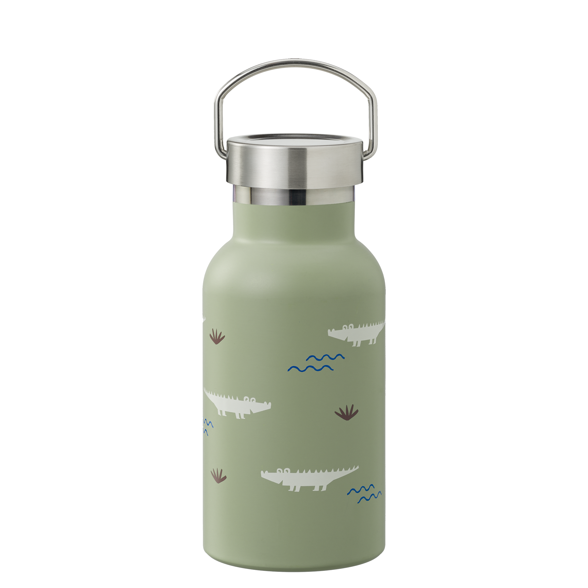 Fresk Thermosflasche Crocodile 350ml grün