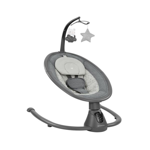 Kikkaboo Espreguiçadeira Lateral Twiddle, Grey,