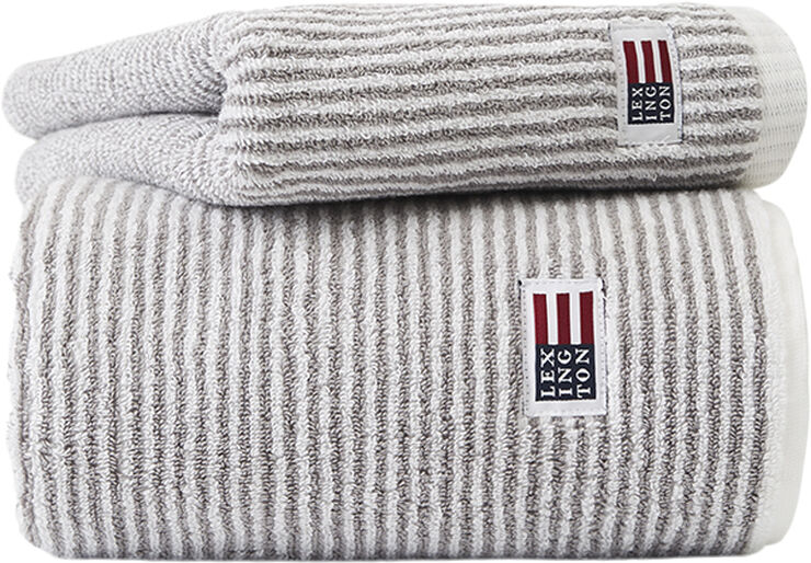 Lexington Original Towel White/Gray Striped White/gray striped