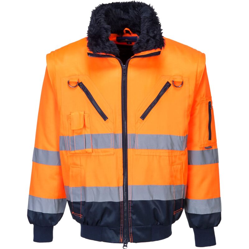 Portwest PJ50 Blouson pilote 3 en 1 haute visibilité