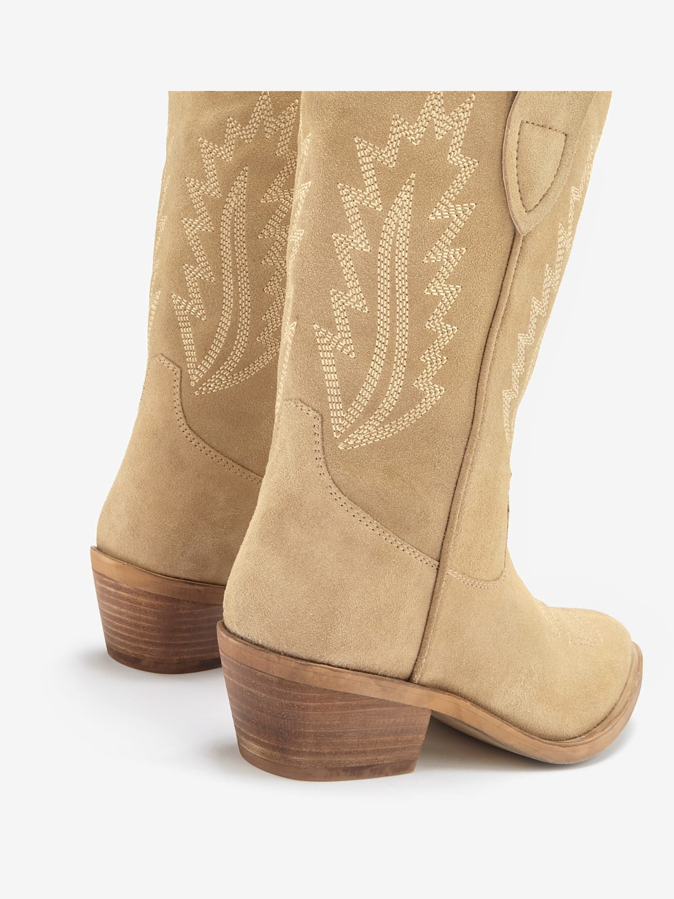 Bottines cowboy bottines d'été en cuir de qualité