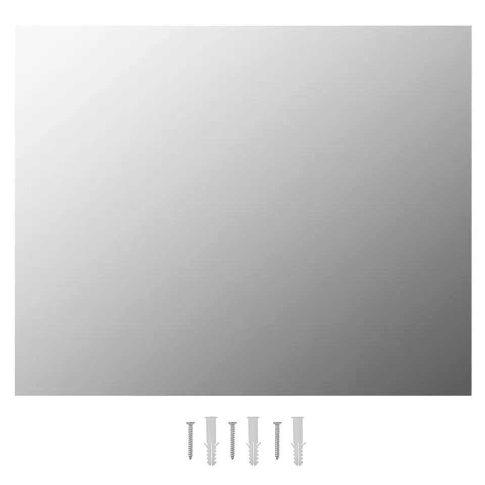 vidaXL - Wandspiegel Met Led-verlichting - Zilver - Glas - 80 x 60 cm