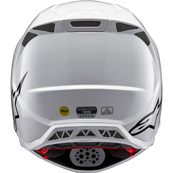 Alpinestars - Casque Supertech S-M10 Solid Blanc brillant