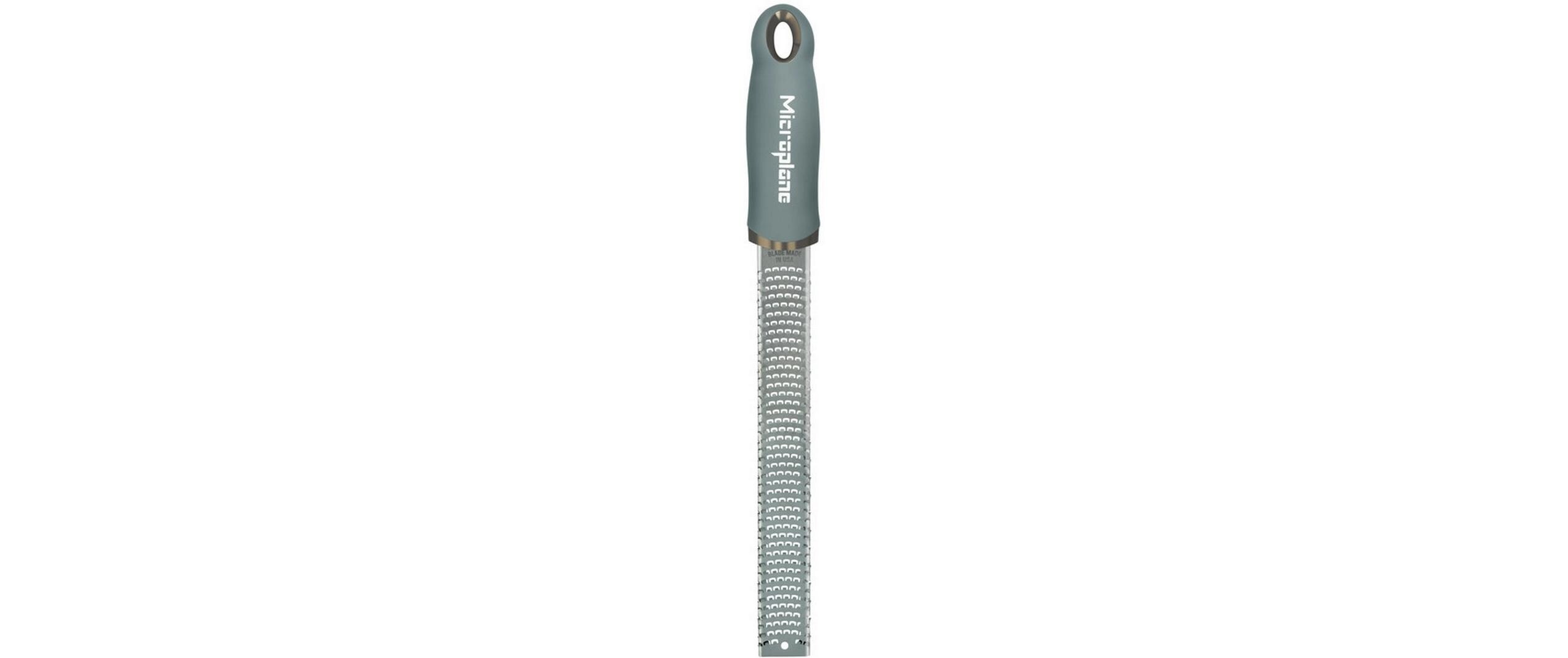 Gourmet Premium Zester/Reibe Grün/SilberHandreibe mit Edelstahlklingen