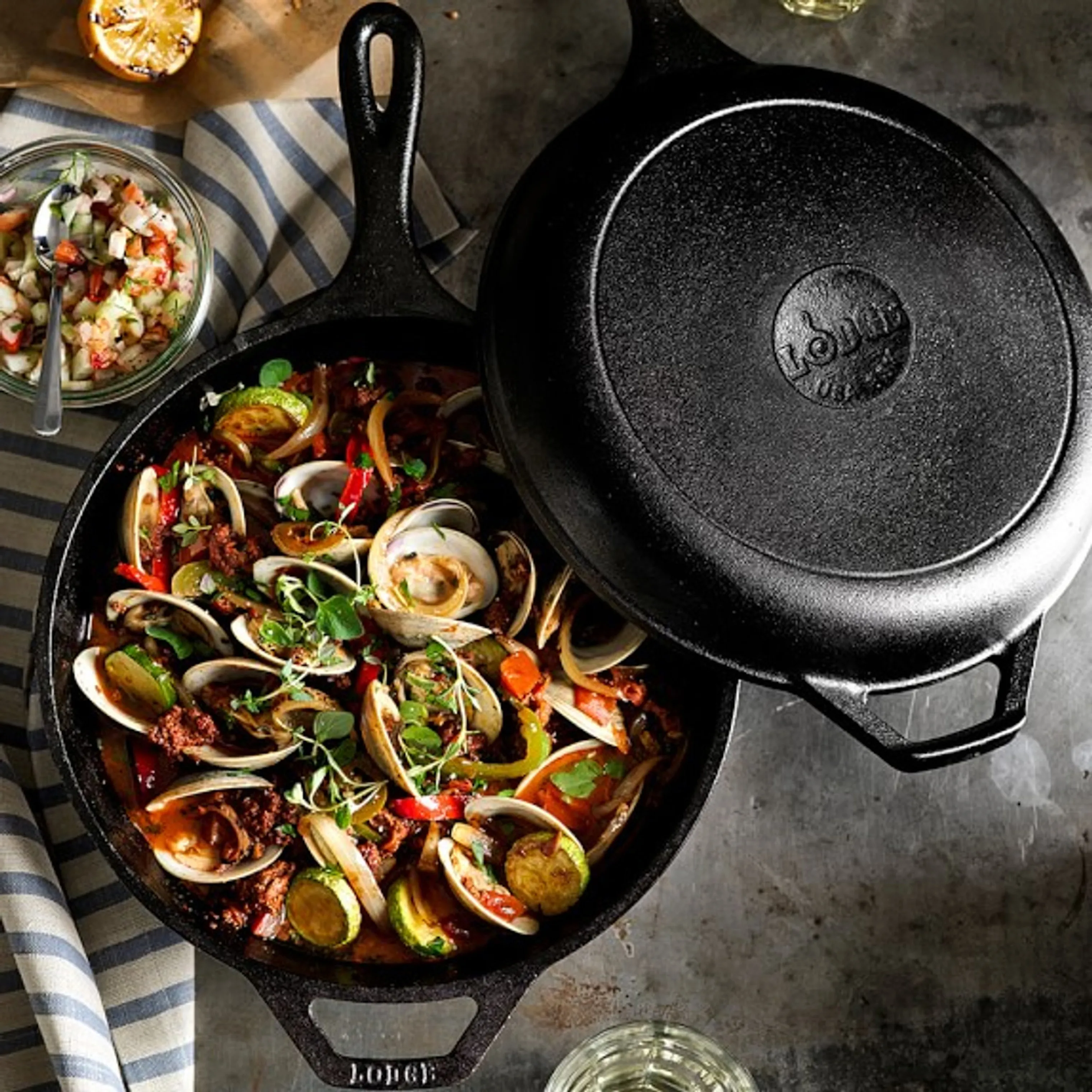 Lodge Combo Cooker Stegepande