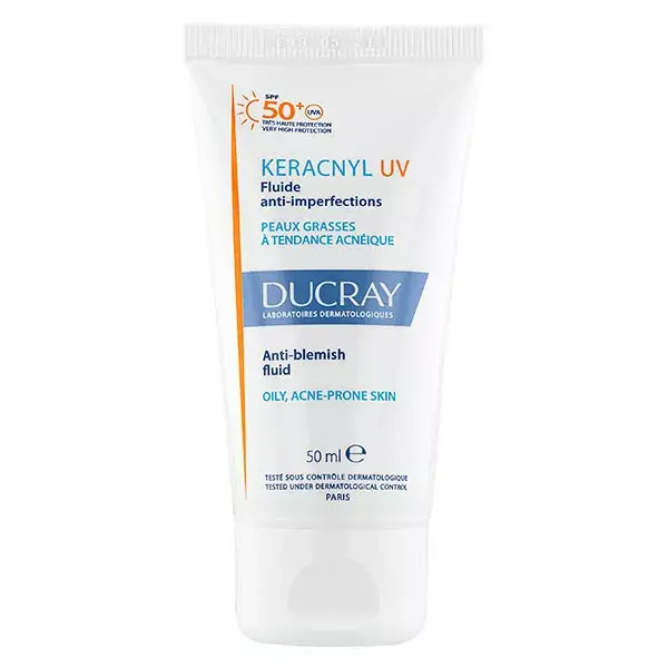 Ducray Keracnyl Fluido Anti-Imperfeições UV FPS 50+ 50ml