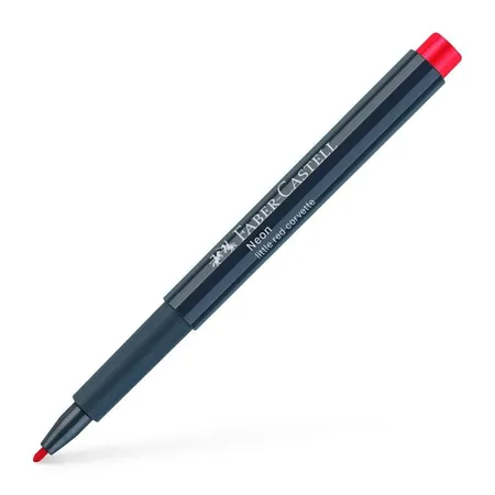 Faber-Castell Neon Marker 121, Farbe little red corvette