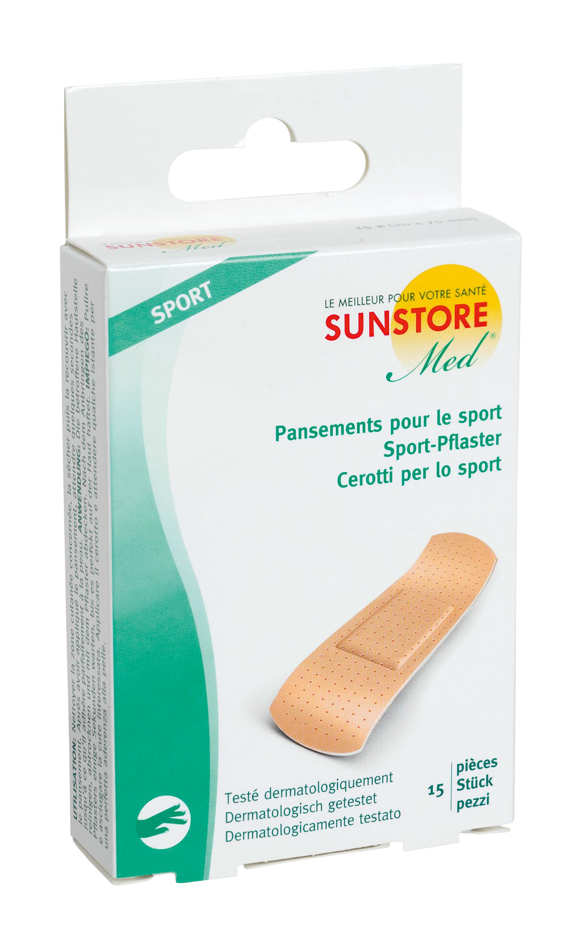 Sun Store Sport-Pflaster<br>15 Stück