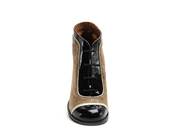 Nemonic boots bottine talons femme 2228 cubo multicolore