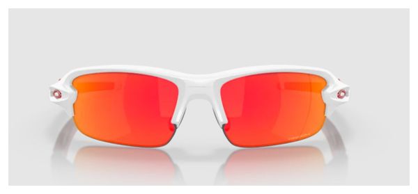 Lunettes Enfant Oakley Flak XXS Matte White / Prizm Ruby / Ref. OJ9008-0958