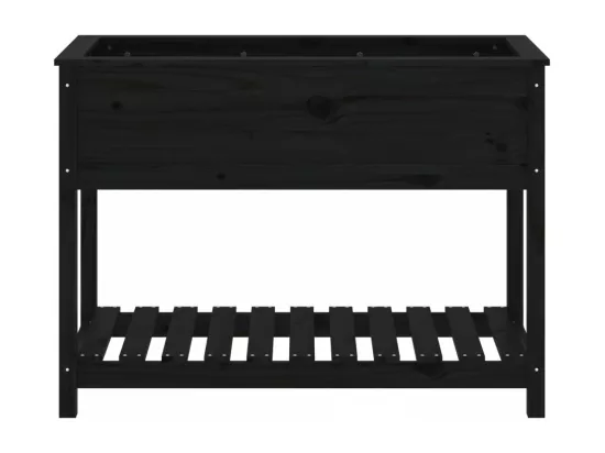 Jardinière bac lit surélevé bois marron 111.5 x 54 x 81 cm 02_0038388