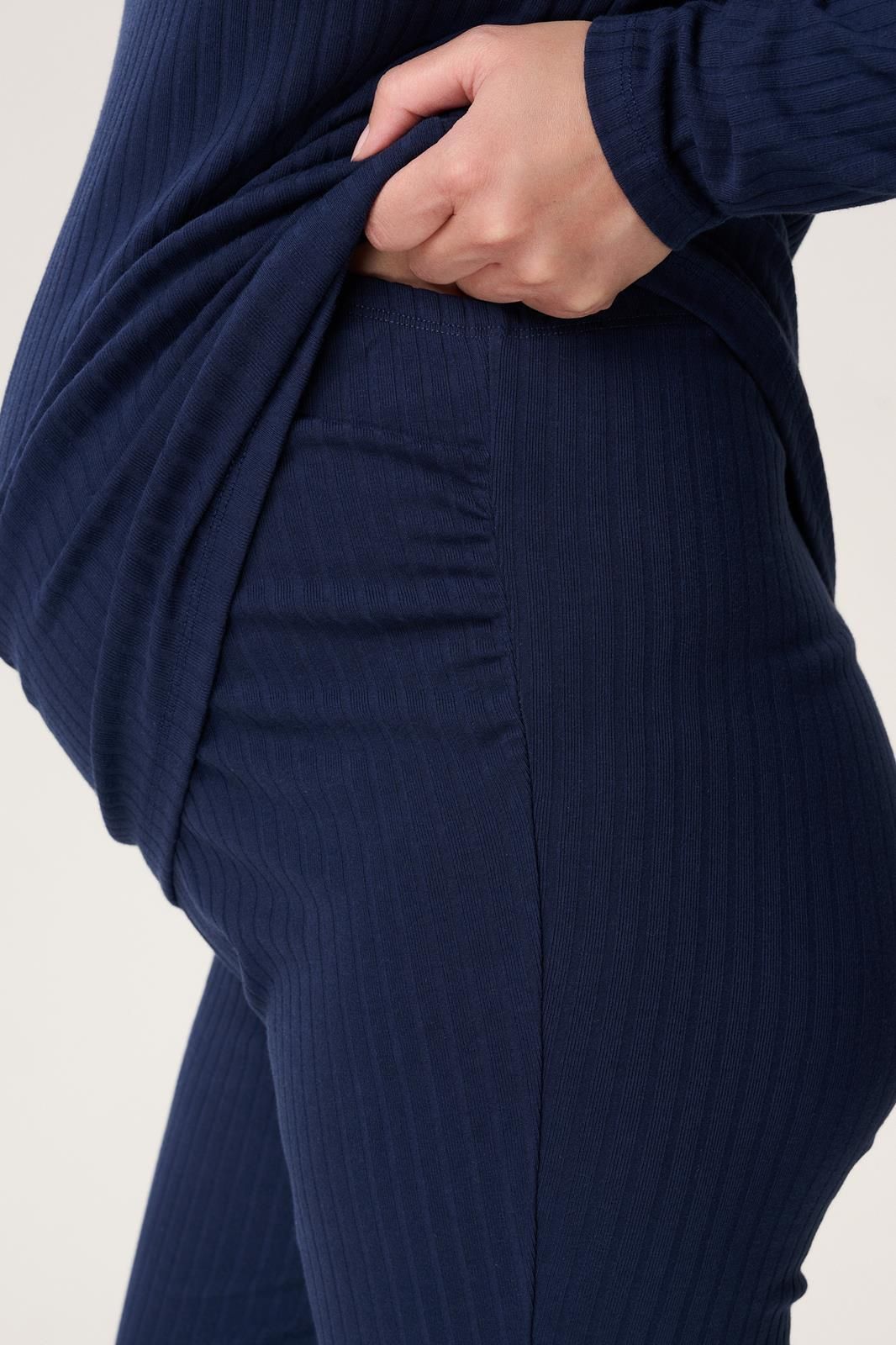 Noppies Maternity Casual broek flared - Naval Academy