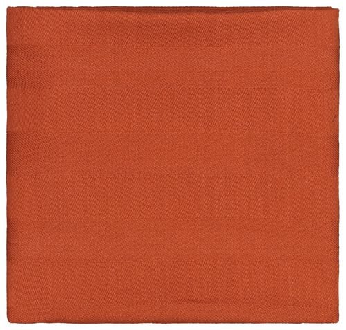 torchon 65x65 coton terracotta