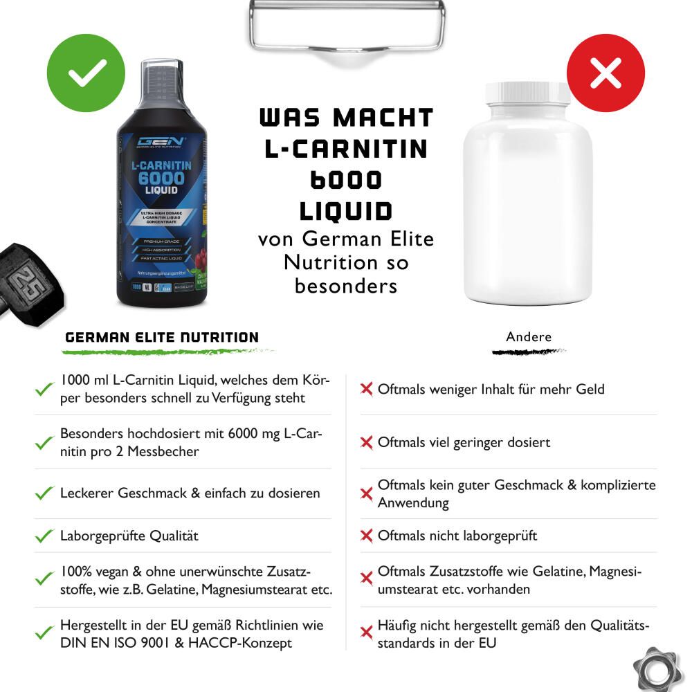 GEN L-Carnitine 6000 Liquid