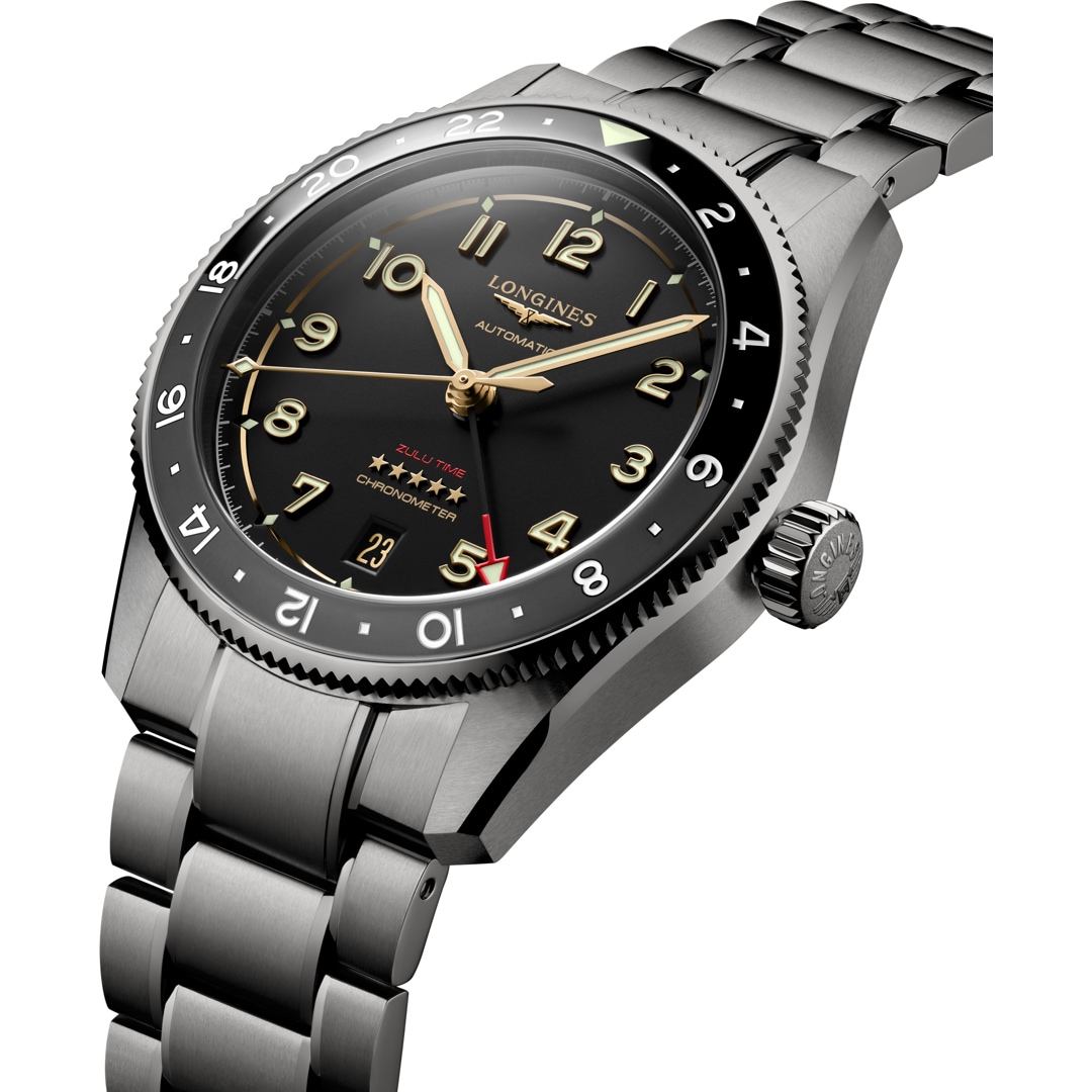 Longines Spirit Zulu Time Titanium 39mm