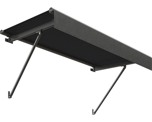 SCALA luifelframe RAL 8022 zwartbruin 120x90 cm stofdesign U095