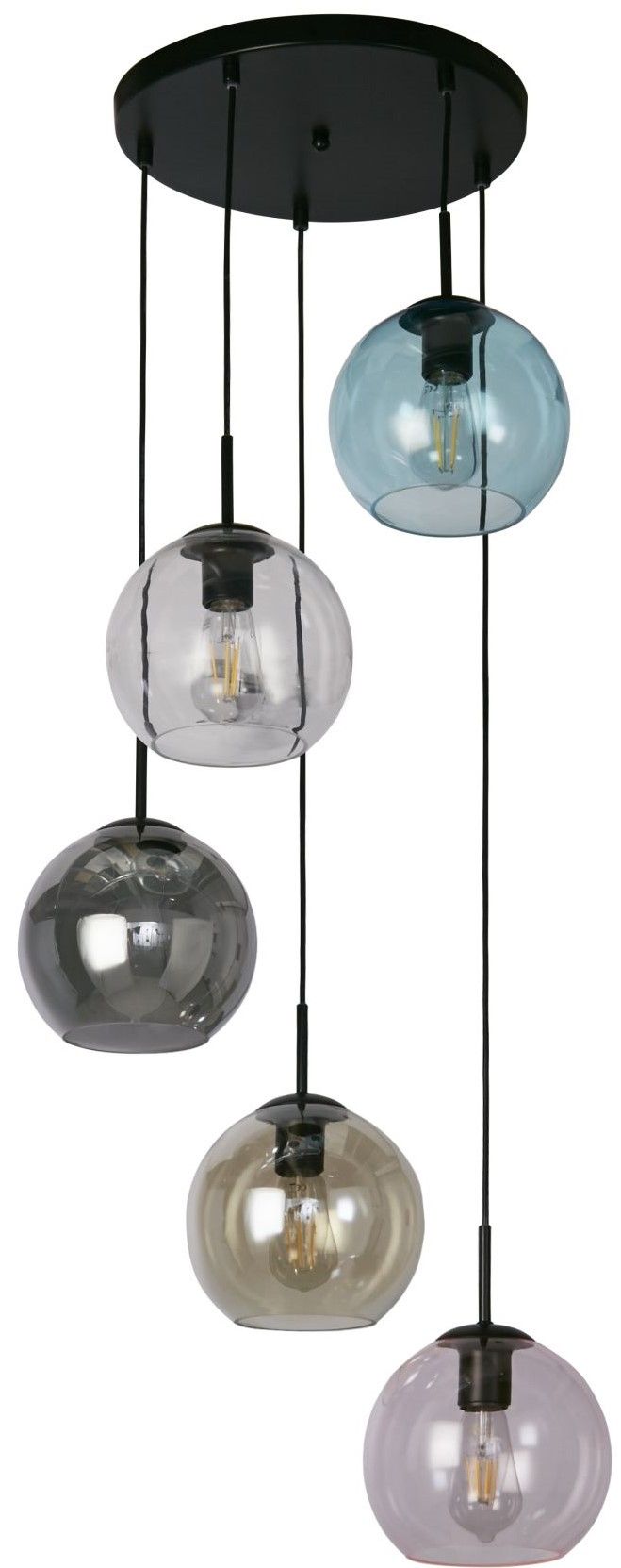 Hanglamp 94005-5BK Mardi Gras II B51 x D51 cm