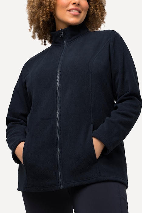 Fleecejacke, Baukastensystem, Innenjacke, Stehkragen