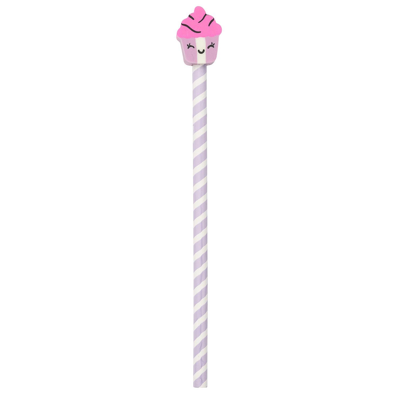 CRAYON PAPIER FUNNY KAWAII AVEC GOMME