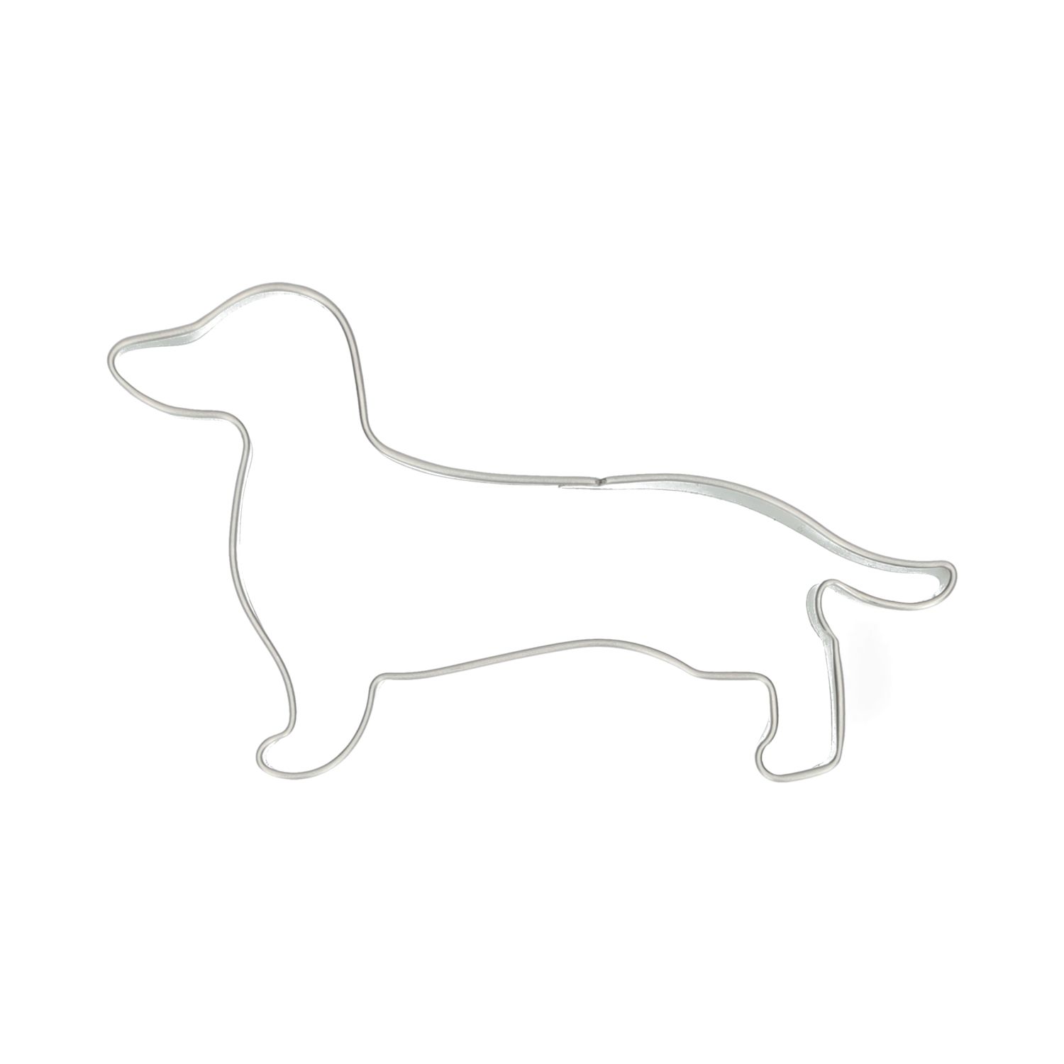 Uitsteekvorm hond, recycled rvs