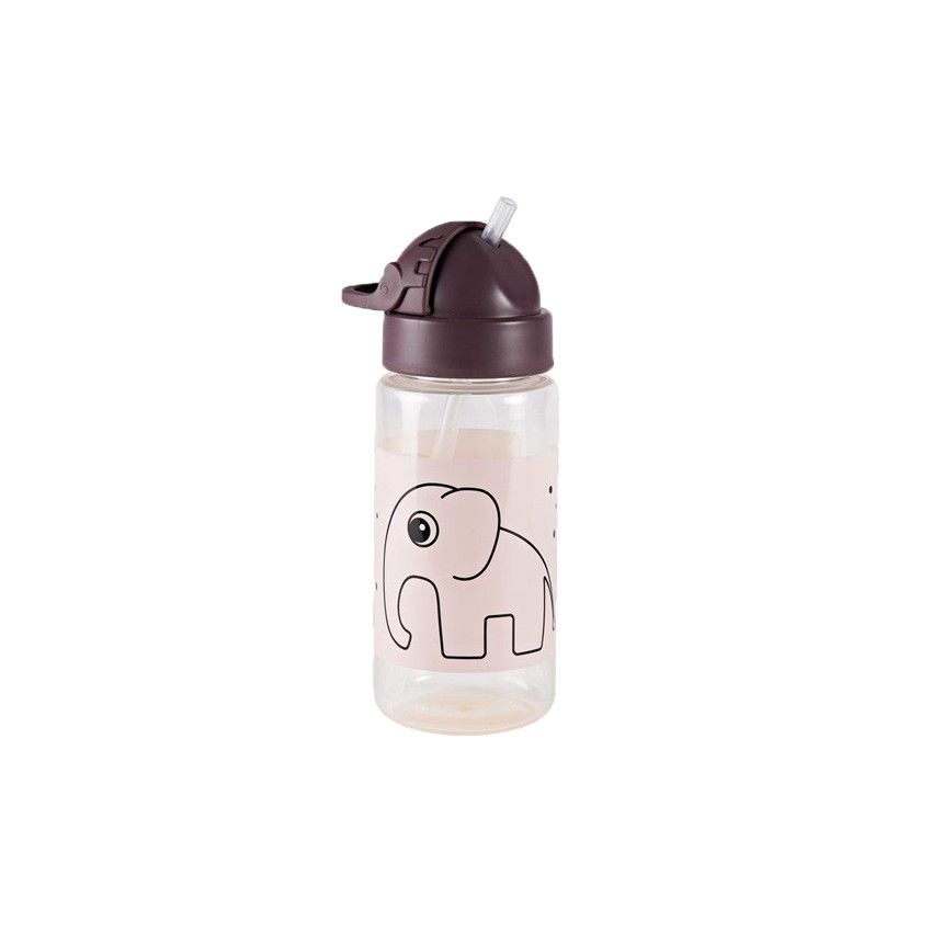 Gourde à paille - Elphée Powder Rose - Ecru