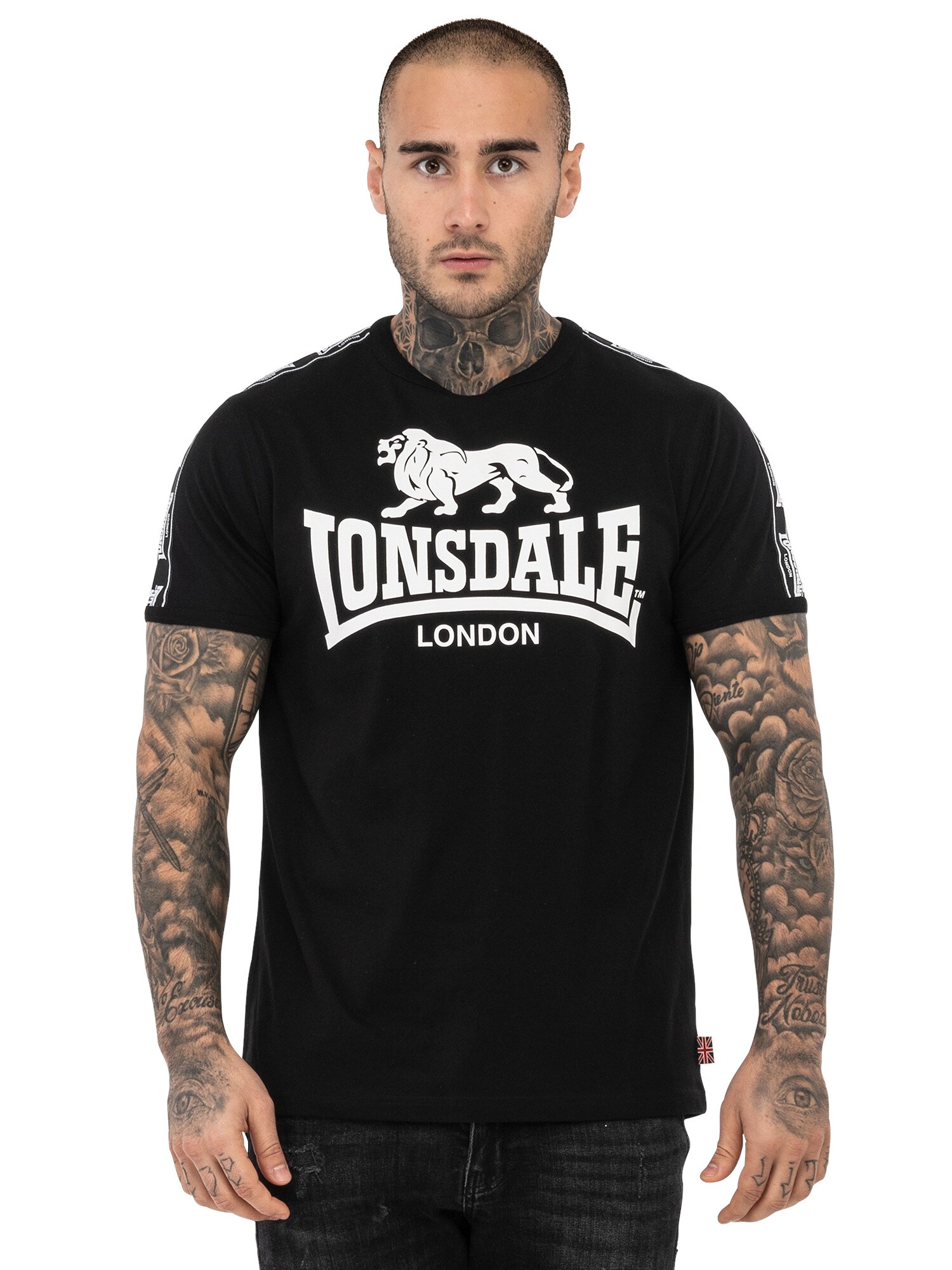 Lonsdale Herren T-Shirt normale Passform STOUR