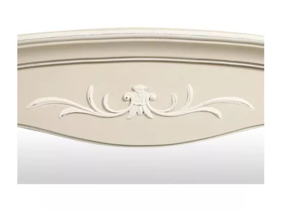 Miroir rectangulaire MDF Blanc - Lubéron Interior's
