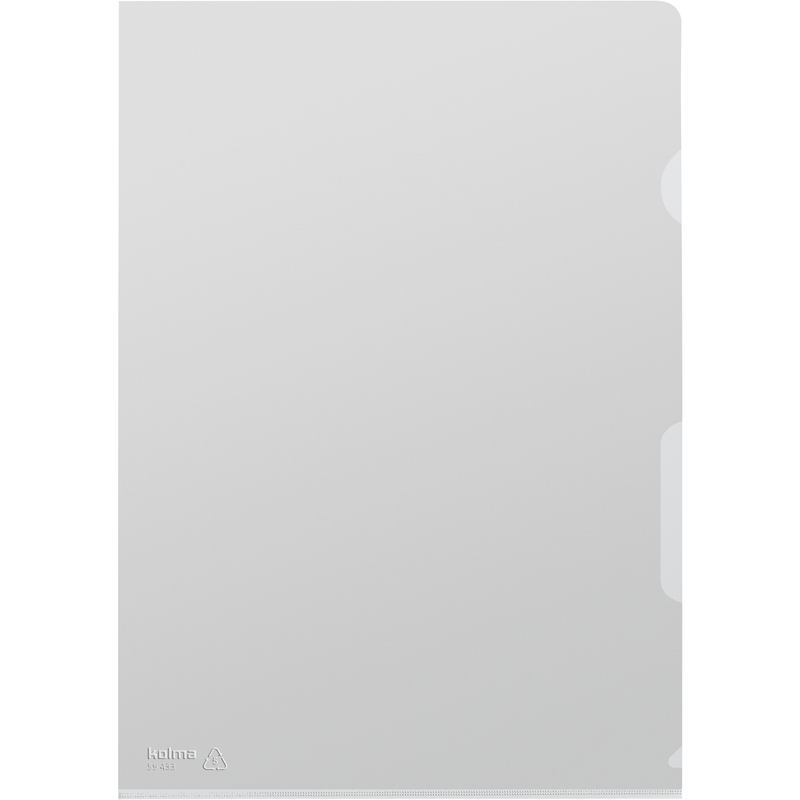 Kolma Sichtmappen, 10 Stück, A4, 120 µm, genarbt, transparent