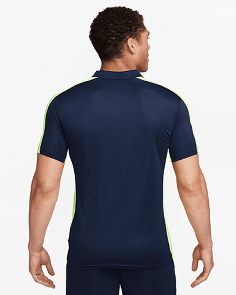 Polo Nike Academy 23 Bleu Marine & Jaune Fluo pour homme
