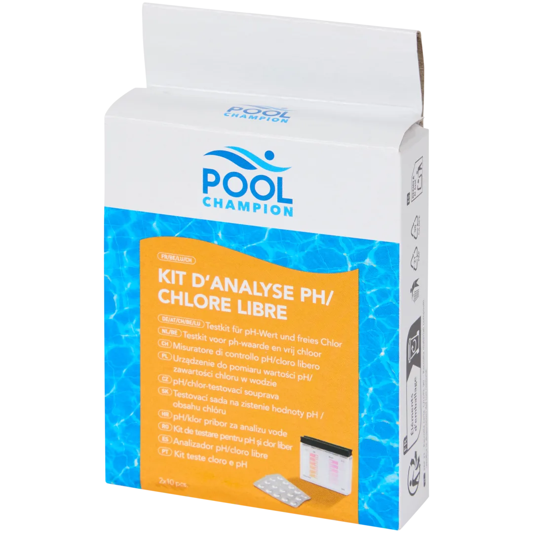 Kit d'analyse chlore et pH Pool Champion
