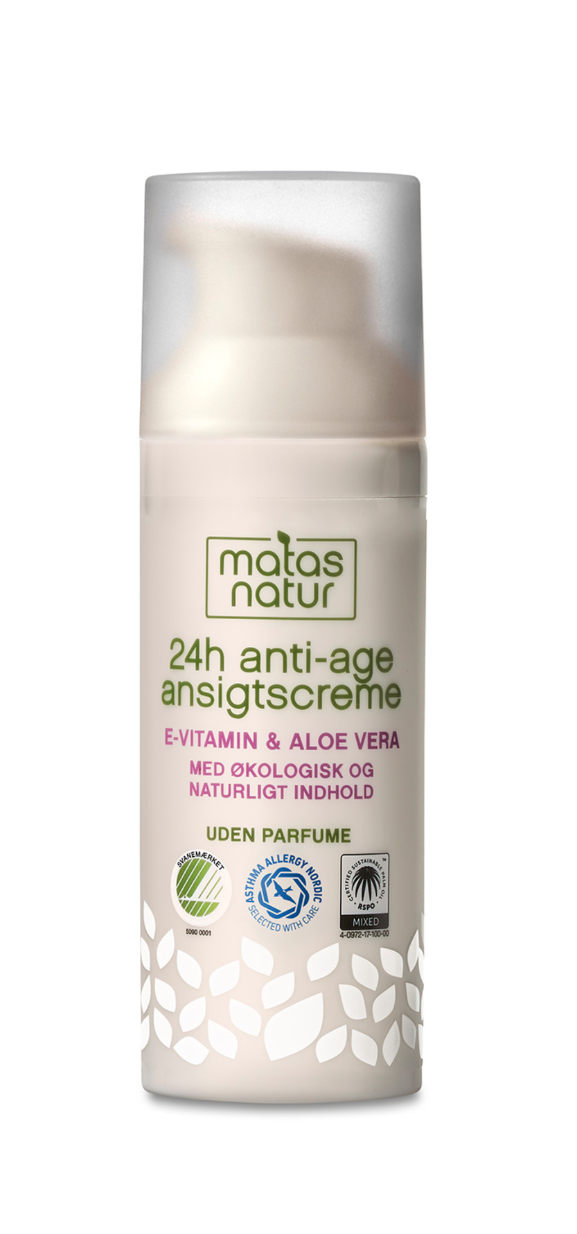 Matas Natur Aloe Vera & E-vitamin 24H Anti-Age Ansigtscreme 50 ml