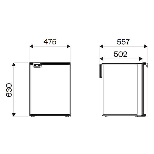 Réfrigérateur à compression Indel B Cruise 85L