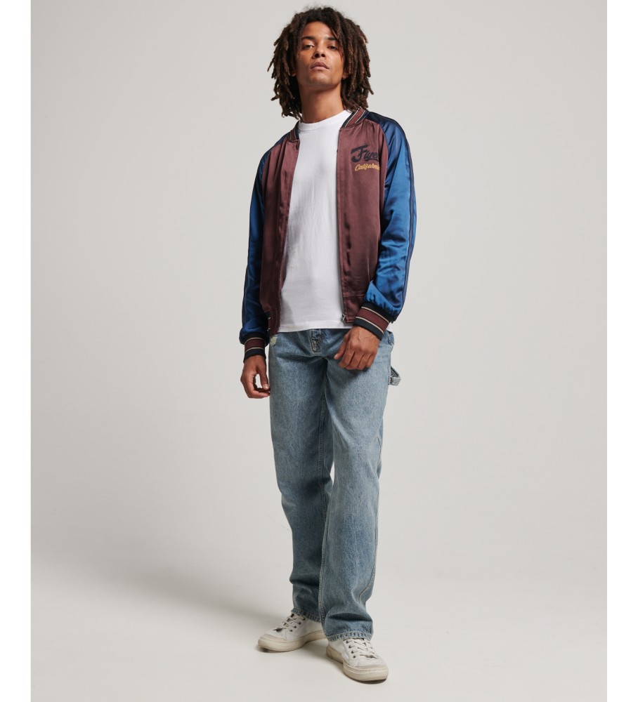Casaco Superdry Sukajan em bordeaux