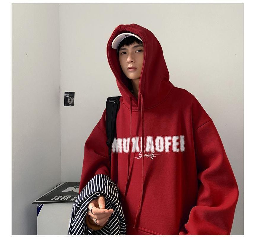POSI - Oversized hoodie met beletteringprint