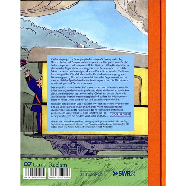 Carus Verlag Kinderlieder Liederbuch