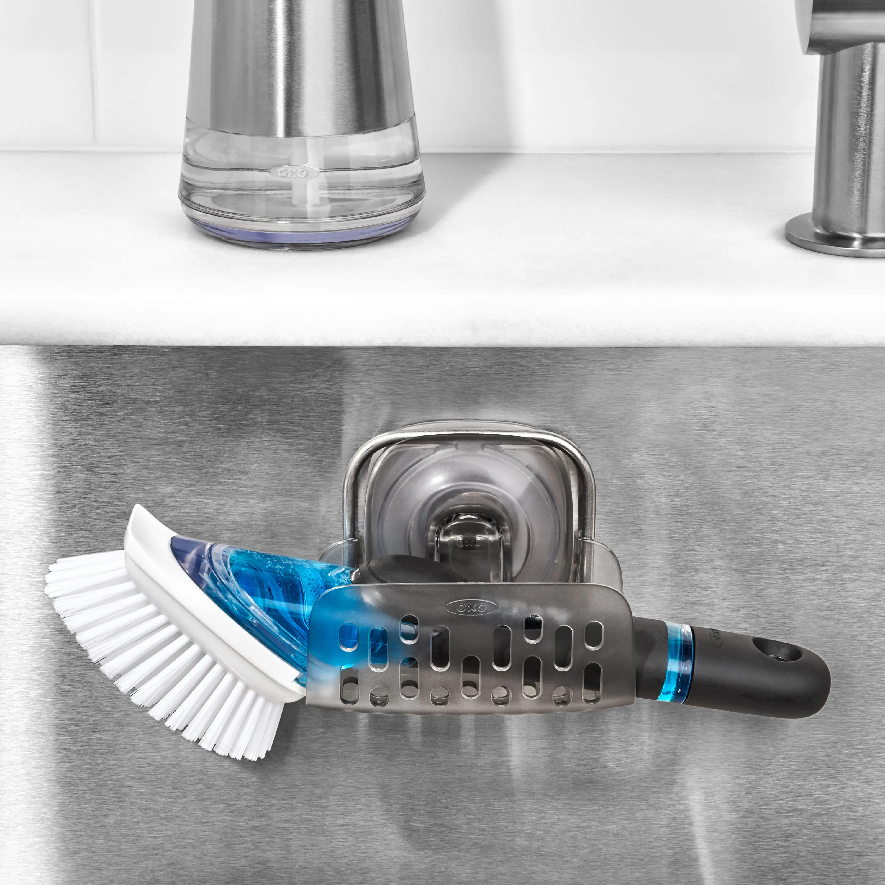 OXO Good Grips Holder til opvaskesvamp m. sugekop