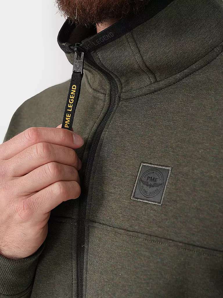 PME LEGEND Sweatjacke  olive