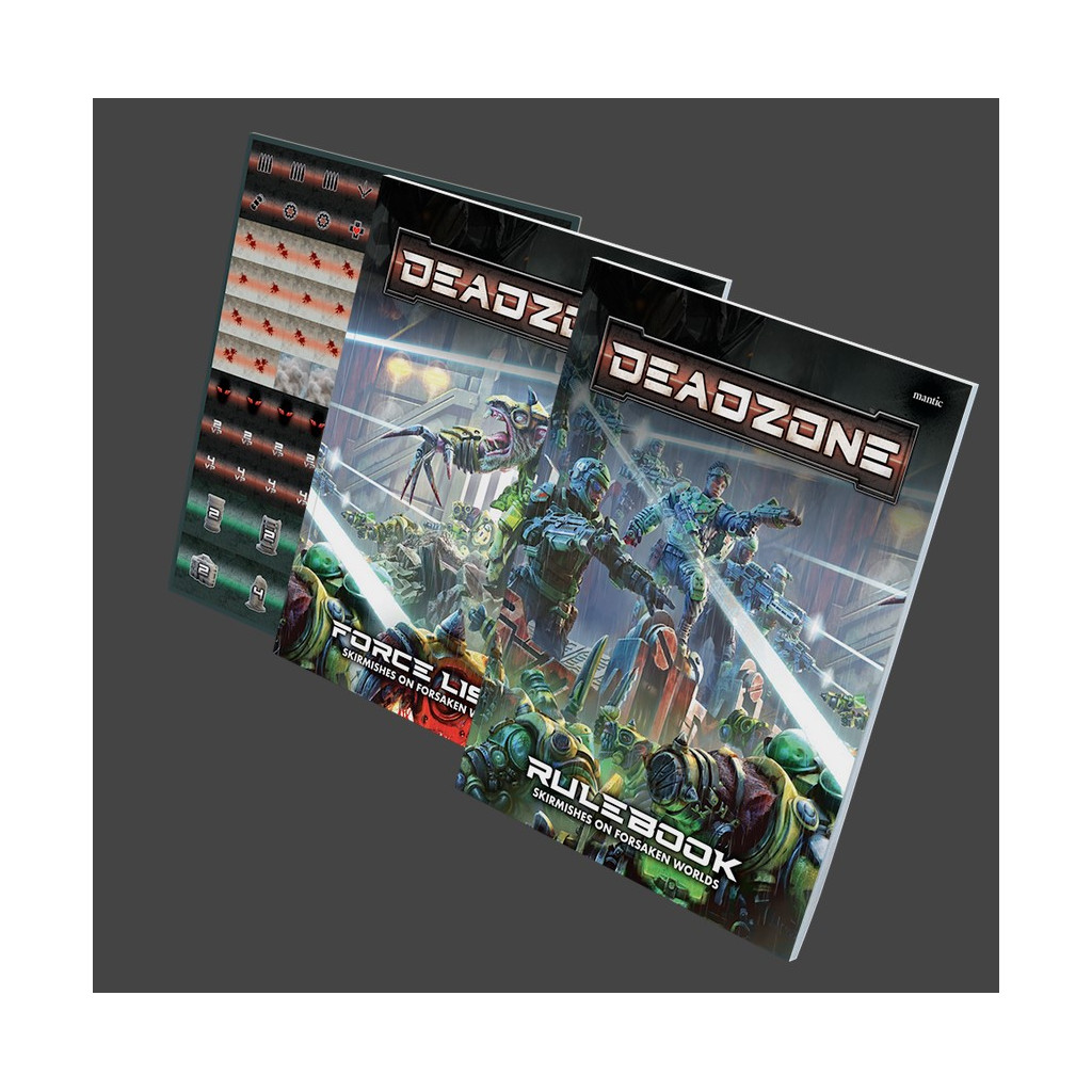 Deadzone: 3rd Edition Rulebooks and Counter Sheet Pack
