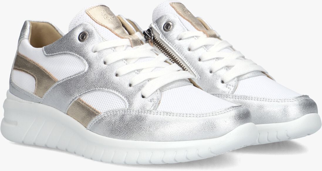 witte hartjes lage sneakers wave