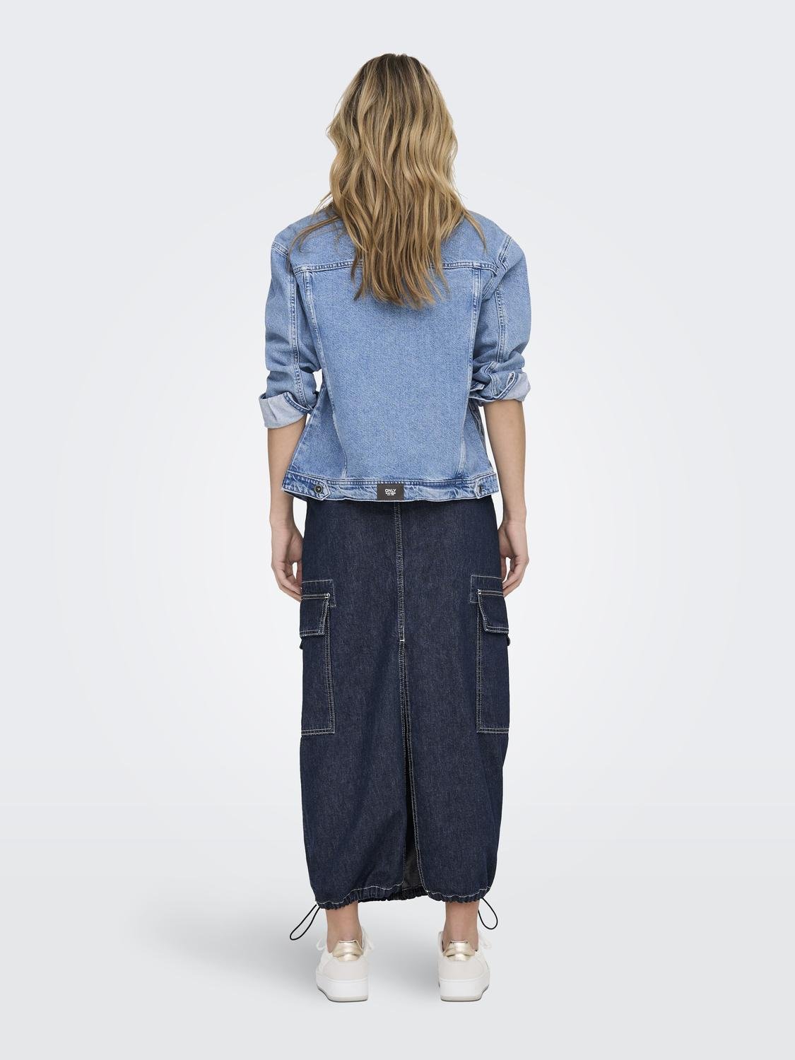 ONLSKYLAR Jeansrock Dark Blue Denim